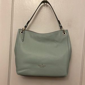 New Kate Spade Large Shoulder handbag Leather .